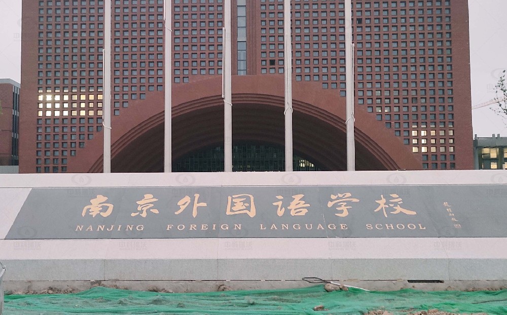 南京市秦淮区南京外国语南部新城校区 “双子星”学校粉色视频官网在线下载污水处理设备安装案例